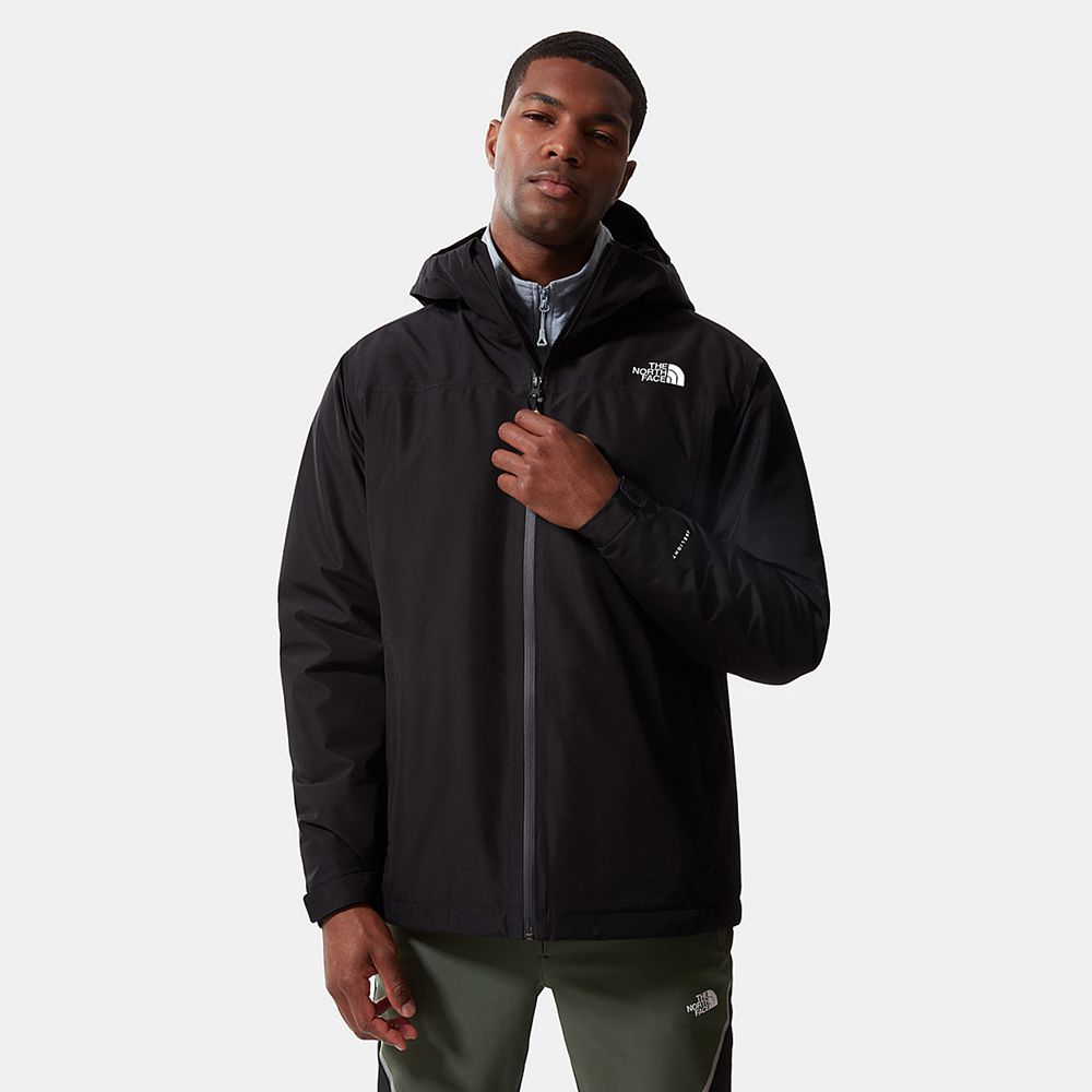 The North Face Waterproof Jackets Mens Australia - The North Face Dryzzle Futurelight™ Insulated Bla